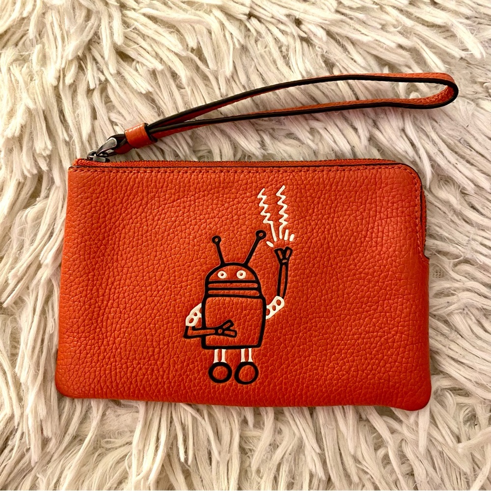 Coach Keith Haring Robot Wristlet
